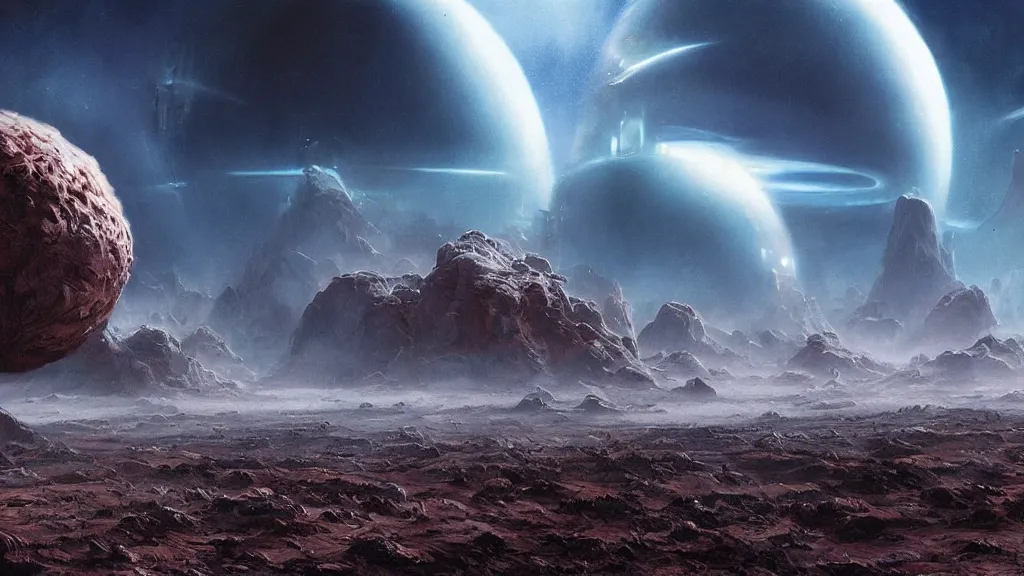 Image similar to alien planet by arthur haas, cinematic matte painting