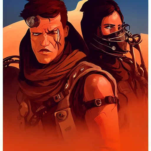 Image similar to face icon stylized minimalist mad max : fury road, loftis, cory behance hd by jesper ejsing, by rhads, makoto shinkai and lois van baarle, ilya kuvshinov, rossdraws global illumination