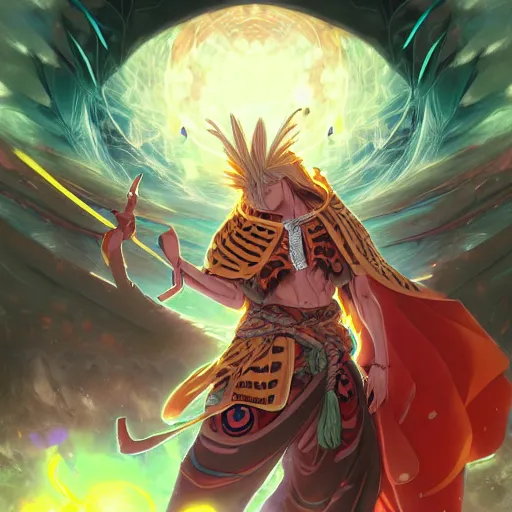 Image similar to anime portrait of a turtle as a shaman yedi using dark force to eliminate trump as an anime antagonist by Stanley Artgerm Lau, WLOP, Rossdraws, James Jean, Andrei Riabovitchev, Marc Simonetti, and Sakimichan, trending on artstation