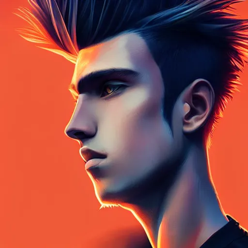 Image similar to boy with spikey hair and thunder powers in rossdraws art, with thunderstorms, 8 k, dark colors, detailed face, details, sharp smooth, aykut aydogdu