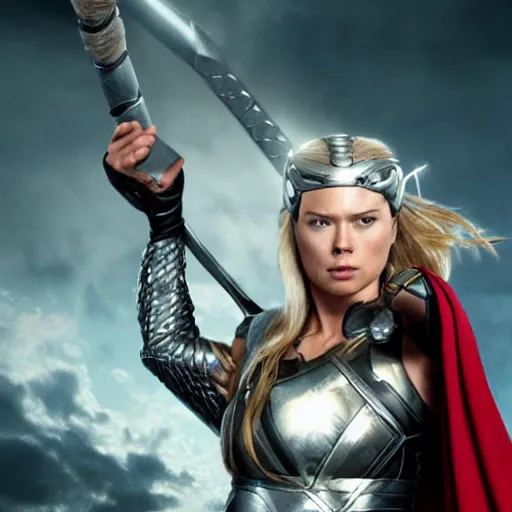 Image similar to female thor