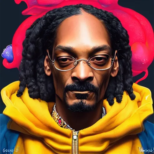 Image similar to Snoop Dog as a Emoji, by Stanley Artgerm Lau, WLOP, Rossdraws, James Jean, Andrei Riabovitchev, Marc Simonetti, Yoshitaka Amano, ArtStation, CGSociety,