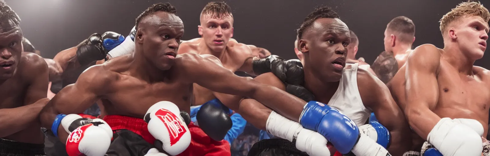 Prompt: ksi fighting jake paul