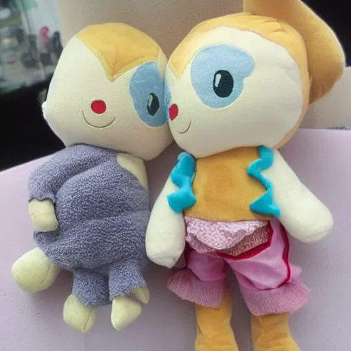 Image similar to cute fumo plush of the girl who likes to collect seashells at the seashore