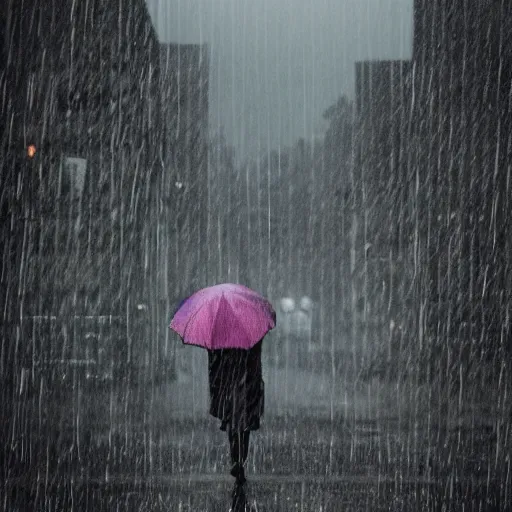 Image similar to umbrella in the rain