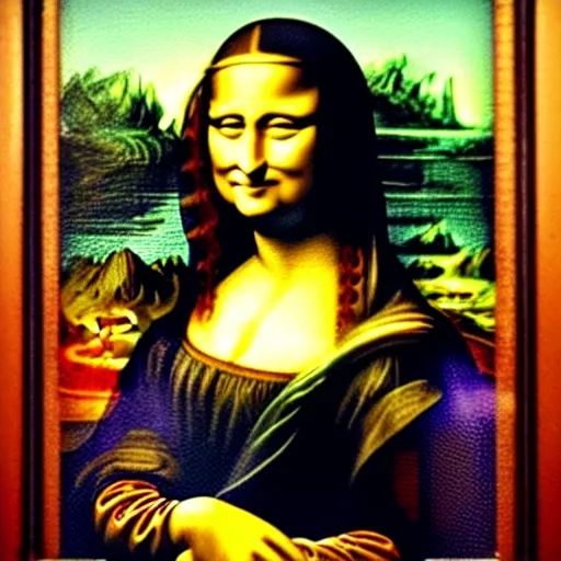Prompt: The painting of Mona Lisa