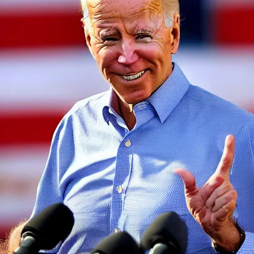 Prompt: joe biden as an extremely fat man