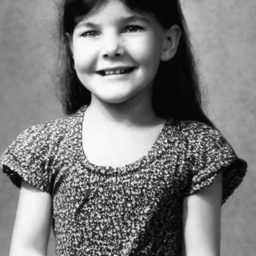 Image similar to a photo of young sanda bullock as a child