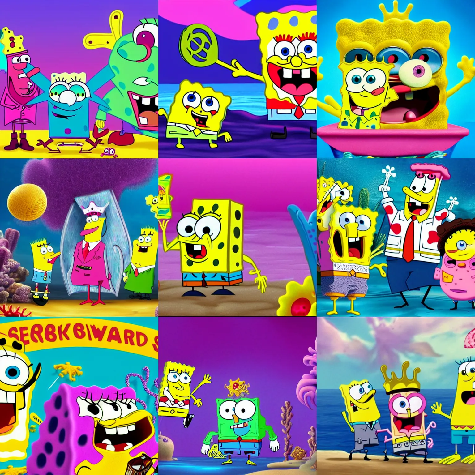 Prompt: the movie spongebob squarepants