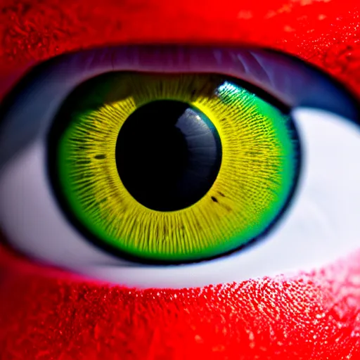 Image similar to close-up photo of a beautiful white eye with a Sharingan, Octane Render, 8k.