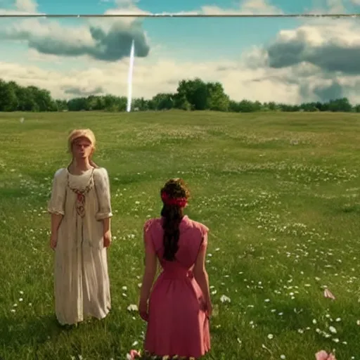 Image similar to PS2 screenshot of Midsommar (2019)