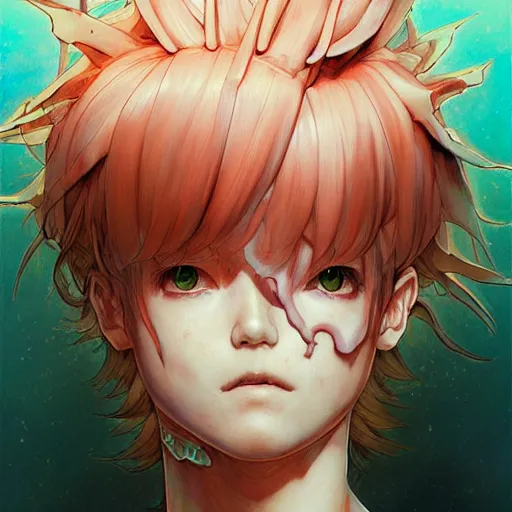 Image similar to prompt : ragnarok online stalker portrait soft light painted by james jean and katsuhiro otomo and erik jones, inspired by akira anime, smooth face feature, intricate oil painting, high detail illustration, sharp high detail, manga and anime 1 9 9 9