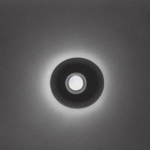 Image similar to the coming AI singularity, pinhole camera