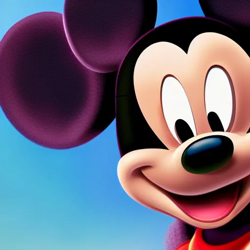 Image similar to mickey mouse in real life, 4 k photorealistic