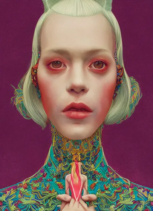 Image similar to fashion portrait :: by Martine Johanna and Simon Stålenhag and Chie Yoshii and Kenneth Willardt and wlop and Casey Weldon :: ornate, dynamic, particulate, rich colors, intricate, harper's bazaar, elegant, centered, artstation, smooth, sharp focus, octane render, 3d