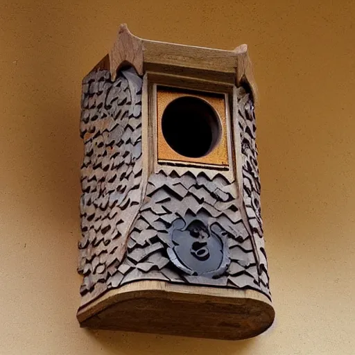 Prompt: bat box designed by Gaudi