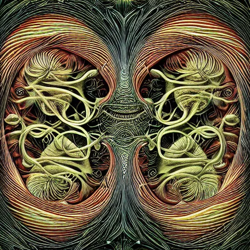 Image similar to the pseudopodia of two cells interacting. a microscopic photo by earnst haeckel. polycount shutterstock contest winner, art nouveau, nuclear art, microbiology, neoplasticism. biomorphic, creative commons, fractalism, airbrush art, minimalist macro photography, photoillustration, dye - transfer, sabattier filter.