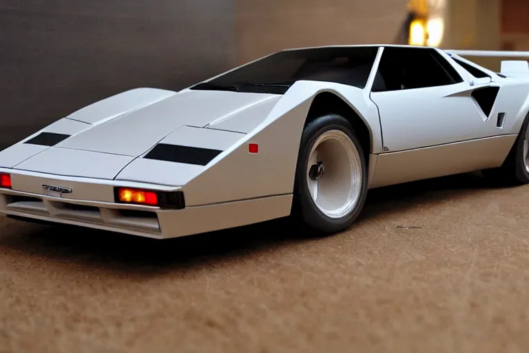 Prompt: new vehicle, wide body, intricate, elegant, highly detailed, smooth, sharp focus, art style from Lamborghini Countach 1980 and Corvette C 1969