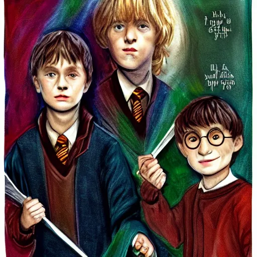 Image similar to a detailed portait of harry potter