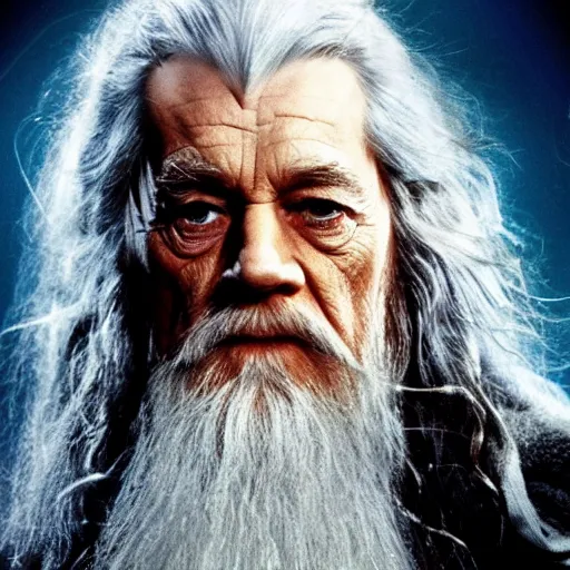 Prompt: gandalf in harry potter, movie poster
