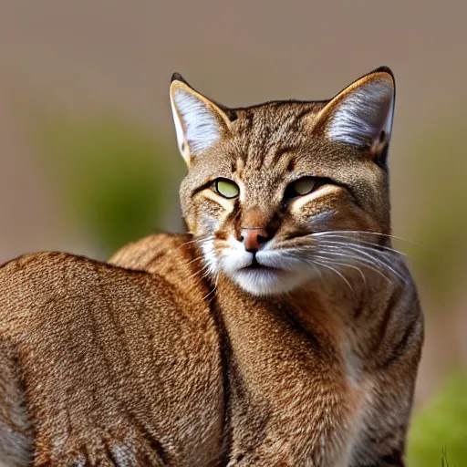 Prompt: portrait of a tabaxi male.