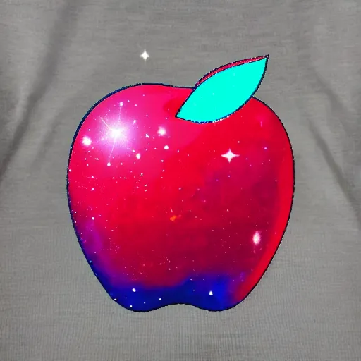 Prompt: galaxy apple