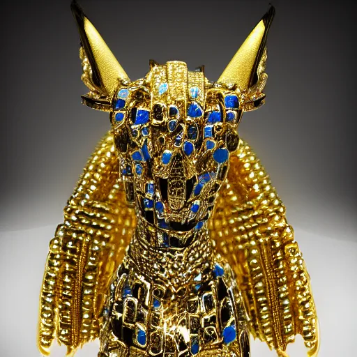 Image similar to lamborgini toy made of golden jewelery, diamonds, photorealism,