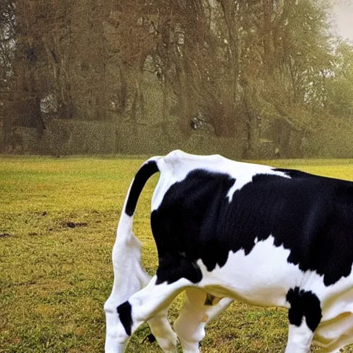 Image similar to cross between a cat and a cow , photorealistic photo