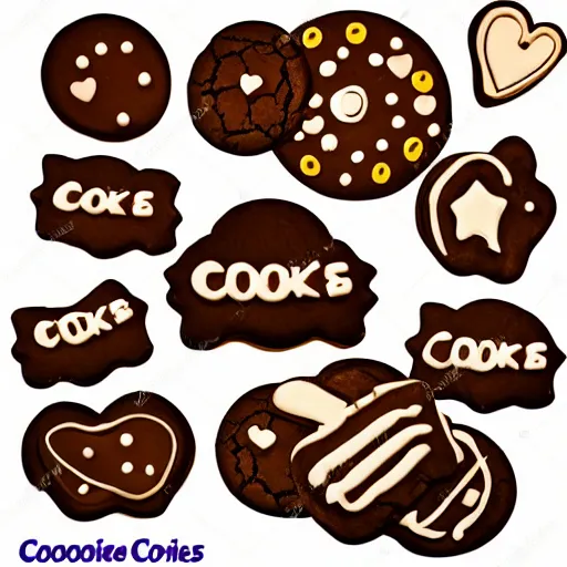 Image similar to cute cookies,vector