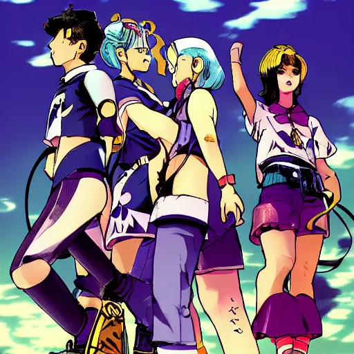 Image similar to wonder of u from jojolion, aesthetic artwork