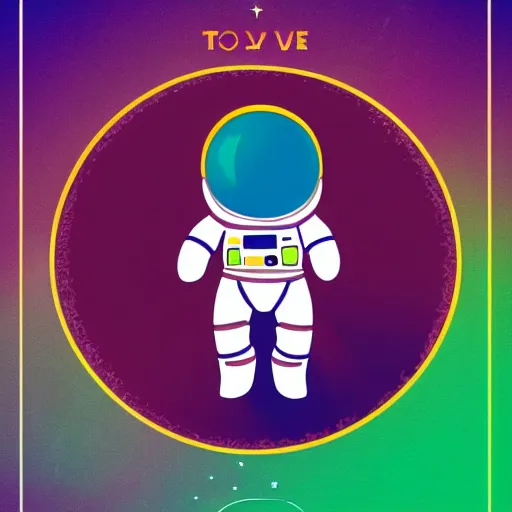 Image similar to toy astronaut profile page in the logo style by logo, realistic, colorful, positive vibes, cinematic, hd