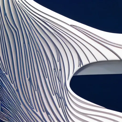 Prompt: stunning beautiful smooth curvilinear dragonfly wings pattern by Zaha Hadid