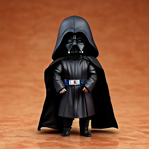 Image similar to nendoroid hooded darth sidious emperor palpatine from star wars, detailed, custom