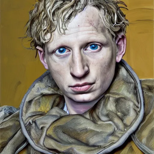 Image similar to high quality high detail painting by lucian freud, hd, brienne of tarth