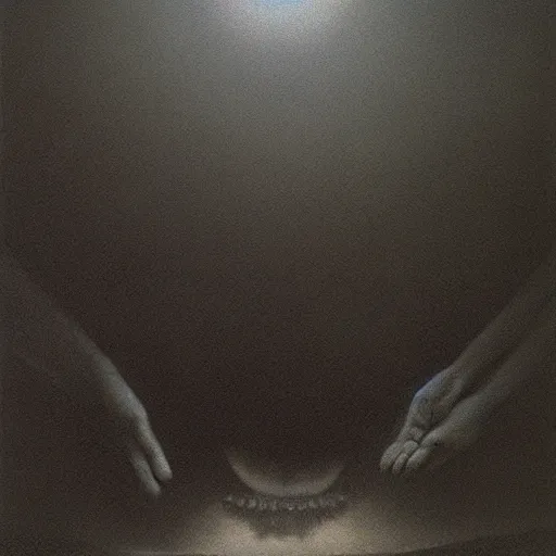 Image similar to spirit by zdzisław beksinski