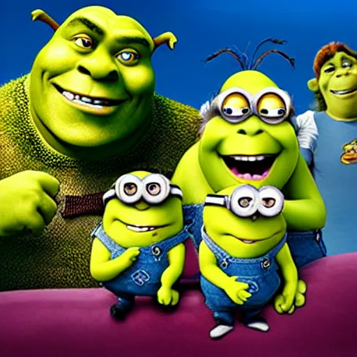 Minion Shrek Mike Wazowski Facemath Know Your Meme, 49% OFF
