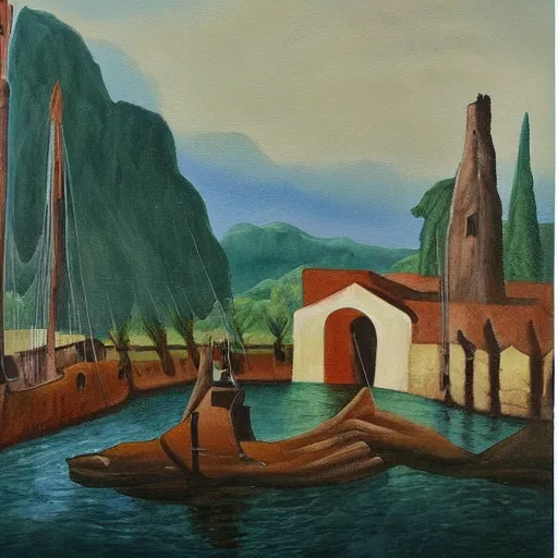 Image similar to a painting of a falaiscoglieklippantilado
