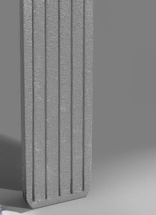 Image similar to highly detailed architecture render of a high futuristic metallic stele, archdaily, made in unreal engine 4