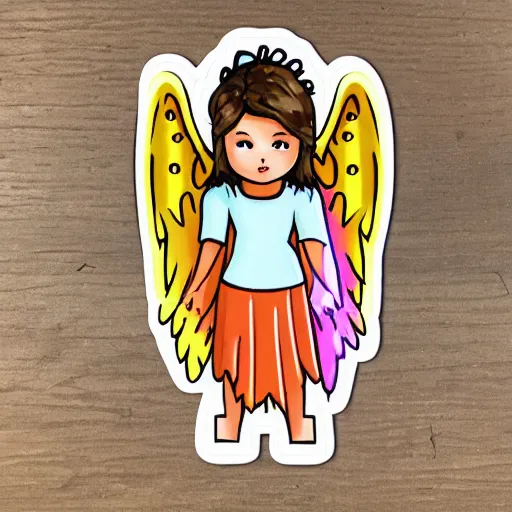 Image similar to sticker cute angel