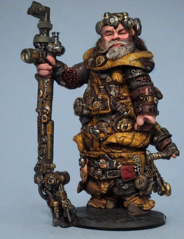 Prompt: dwarf detailed with shotgun steampunk, hyperrealistic