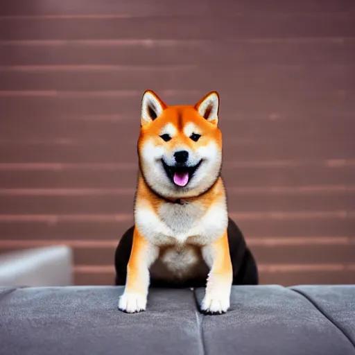 Image similar to professional photograph of a shiba inu wearing a fancy outfit, high quality, HD, 8K, highly detailed