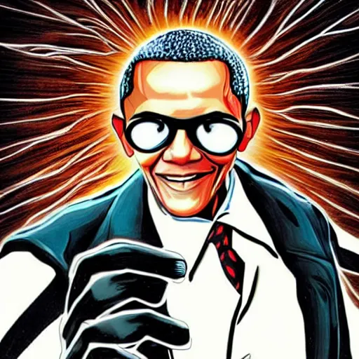 Prompt: Obama as doc ock