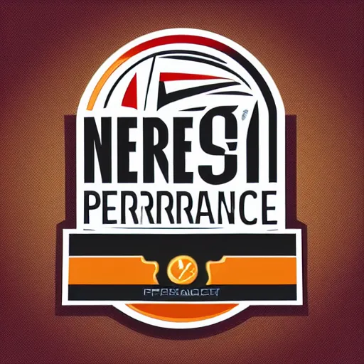 Prompt: logo concept design of nerve performance ,logo, award winning