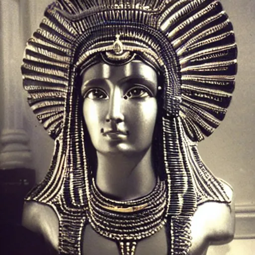 Prompt: selfie photo of cleopatra