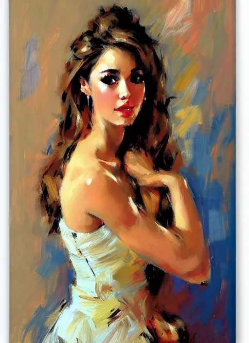 Image similar to a portrait of a pretty young lady by andrew atroshenko