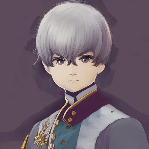 Prompt: portrait of otto von bismarck, anime fantasy illustration by tomoyuki yamasaki, kyoto studio, madhouse, ufotable, comixwave films, trending on artstation