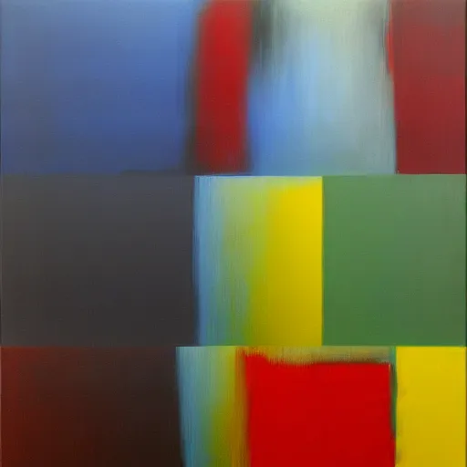 Image similar to painting by Gerhard Richter