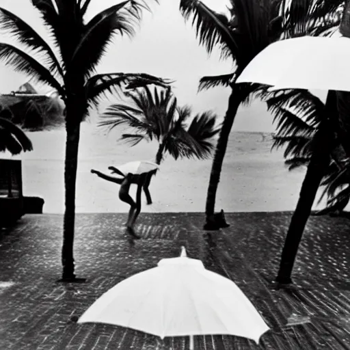 Image similar to Pina Coladas in the rain, by Lucien Clergue