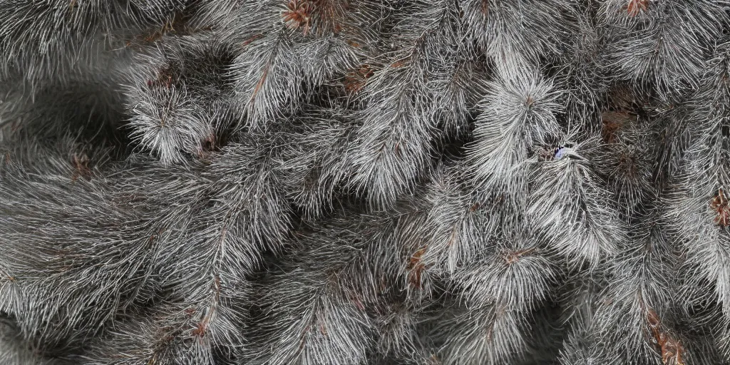 Prompt: extra furry and hairy pinetree, realistic, 4 k, sharp focus, hyperrealistic, global illumination, raytracting