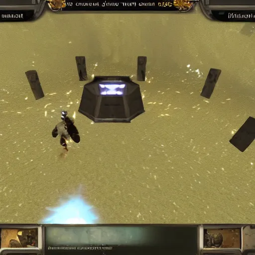 Prompt: screenshots of a lost cancelled Kanye West themed MMORPG (2013).
